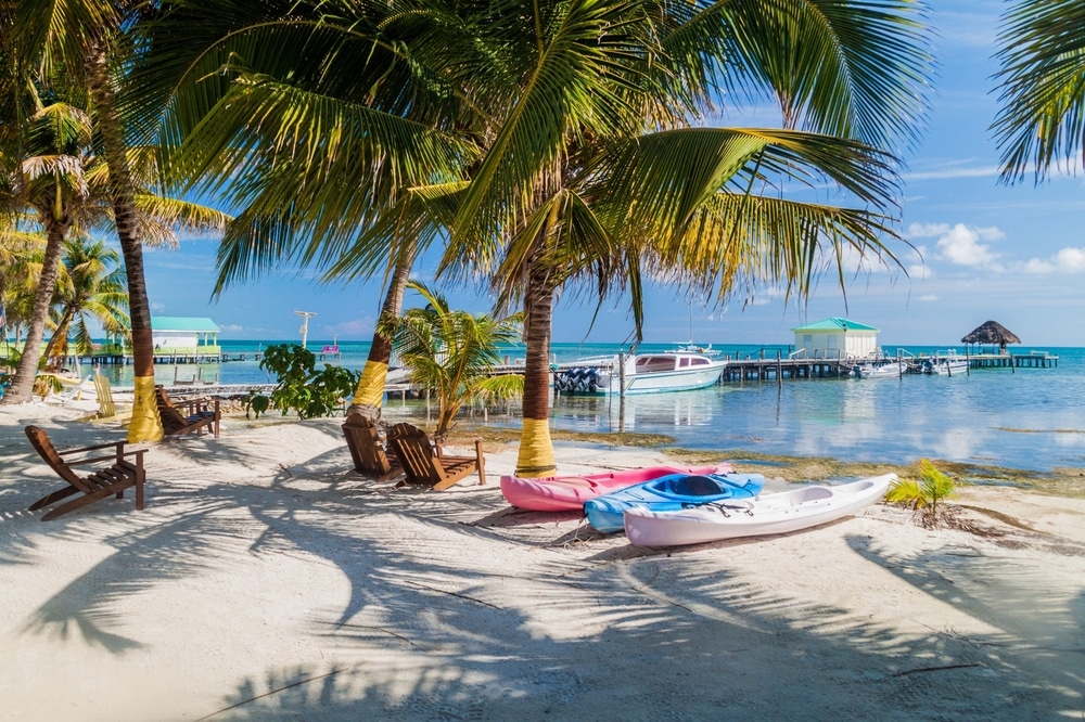One of the best beaches in Belize near our San Pedro, Belize Hotel